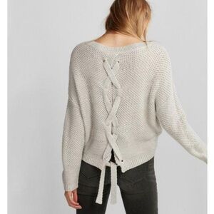 Express Tie Back Knit Sweater NWOT